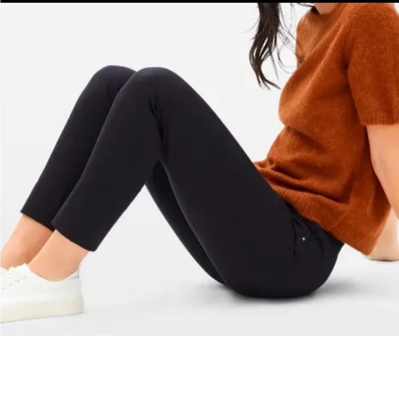 Everlane The Work Pant stretch cotton side zip size 4 - Picture 1 of 5